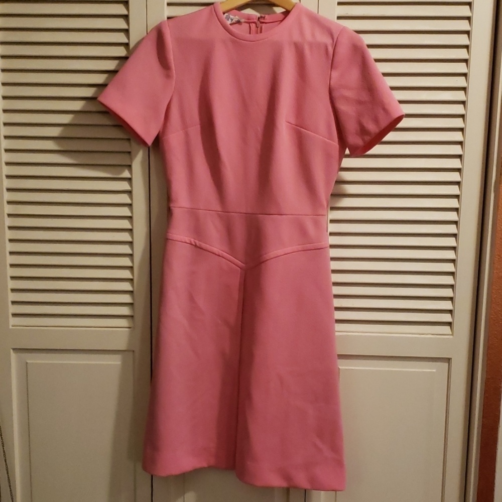 Vintage Fitted Pink Dress